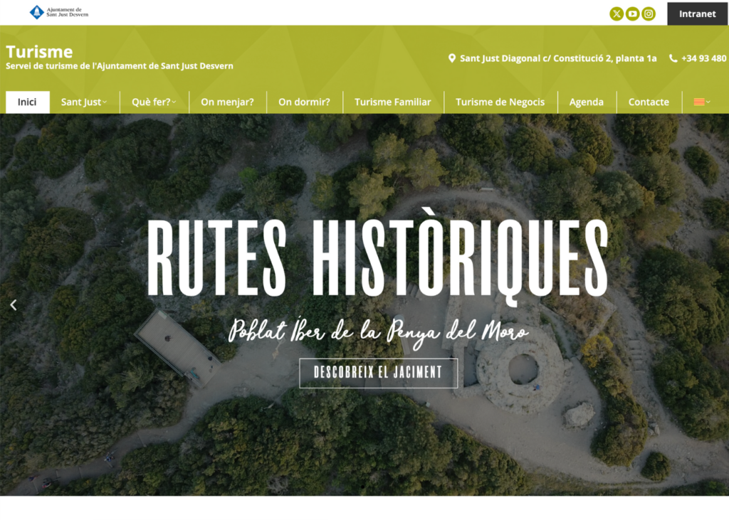 Turismo Sant Just Desvern, una web para perderse… y encontrarlo todo
