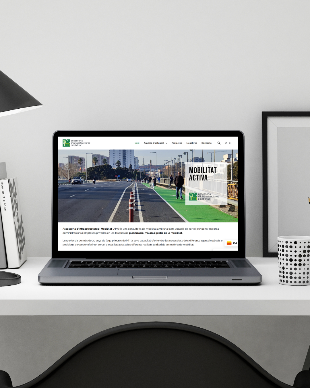 AIM, nova imatge digital per a una consultora líder en mobilitat