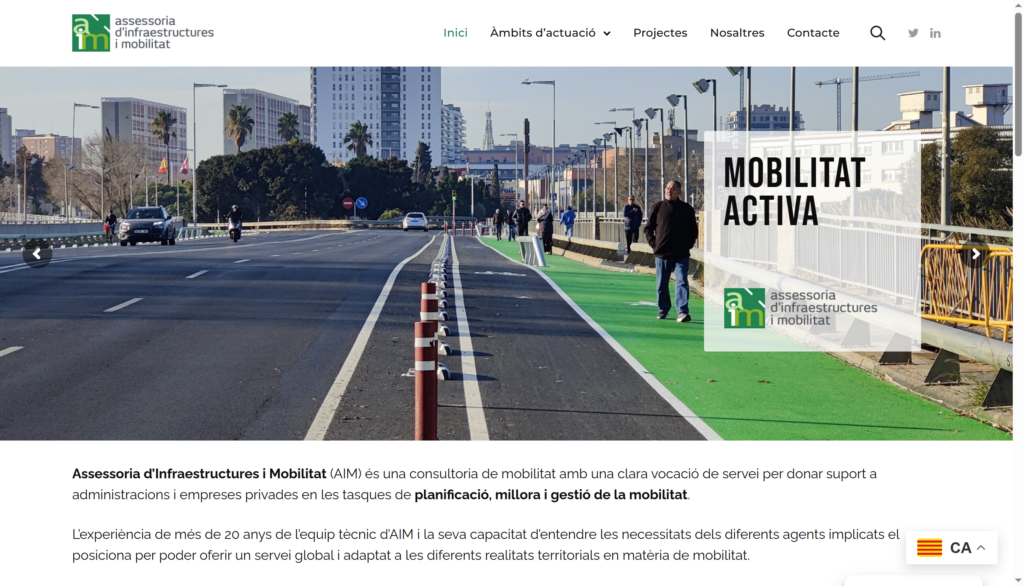 AIM, nueva imagen digital para una consultora líder en movilidad