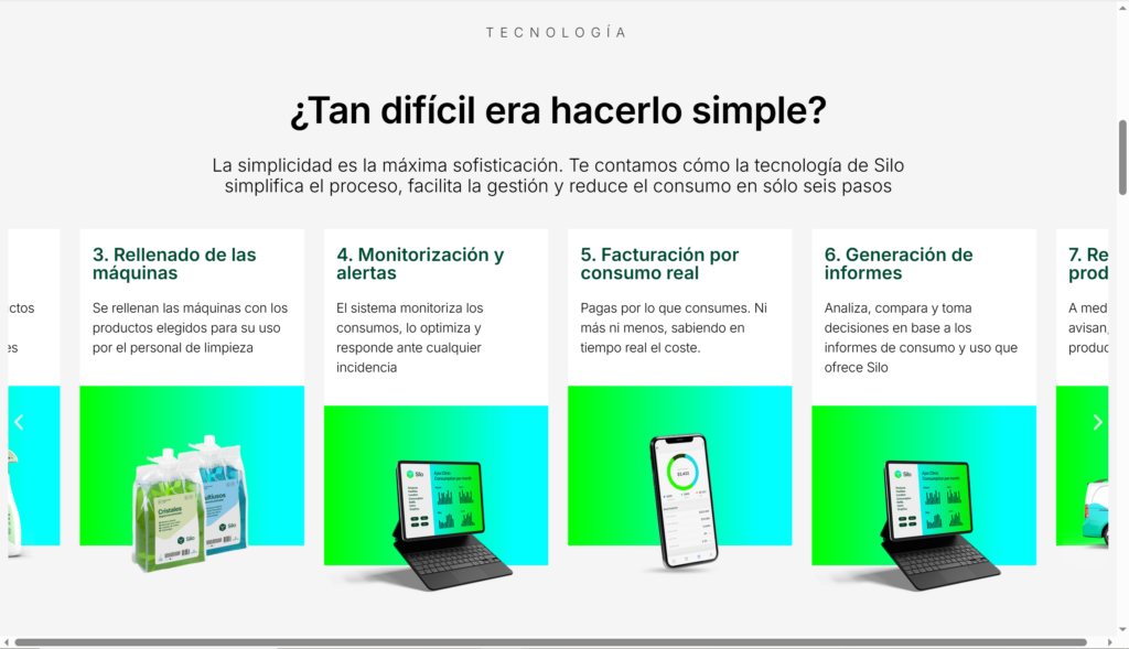 Silo, innovación sostenible empaquetada en una web con chispa