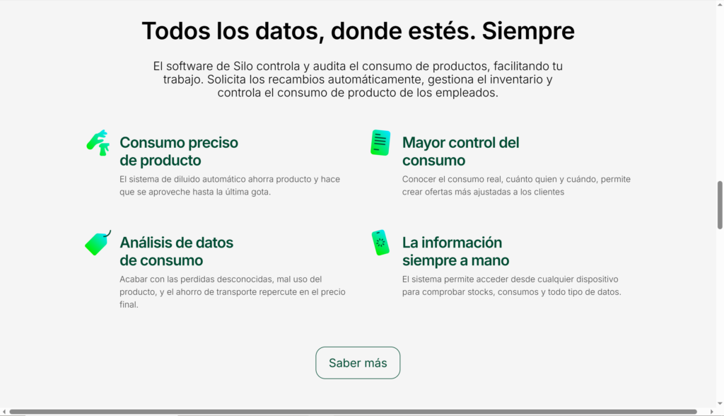 Silo, innovación sostenible empaquetada en una web con chispa