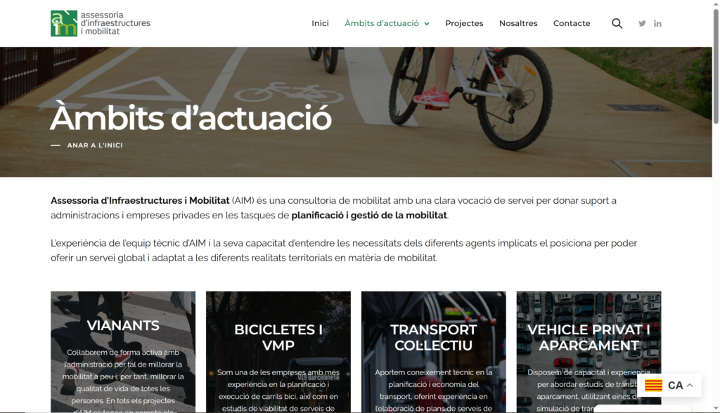 AIM, nueva imagen digital para una consultora líder en movilidad