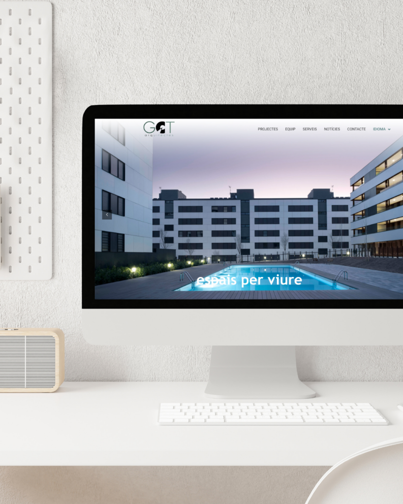GCT Arquitectes, una nueva web para mostrar una trayectoria sólida en arquitectura