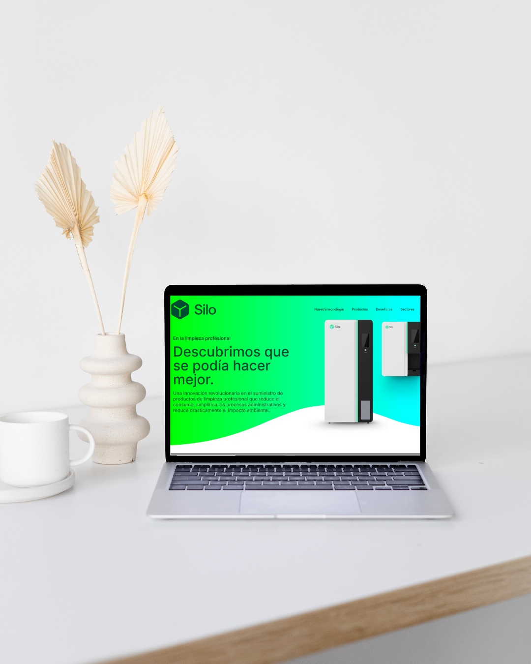 Silo, sustainable innovation packaged in a sparkling website