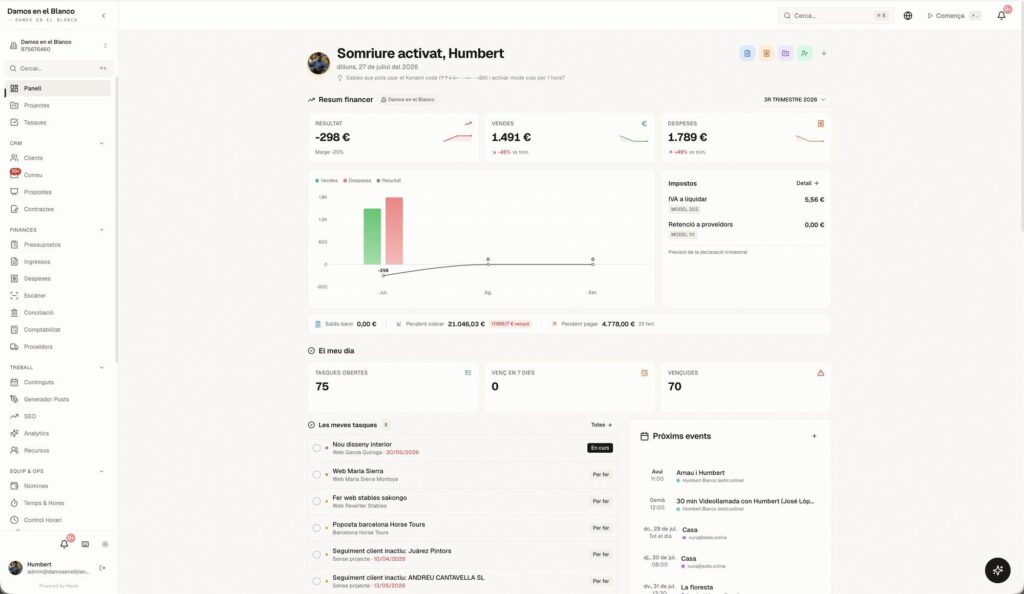 Hexio, l’ERP, CRM i RRHH a mida amb què gestionem l’agència