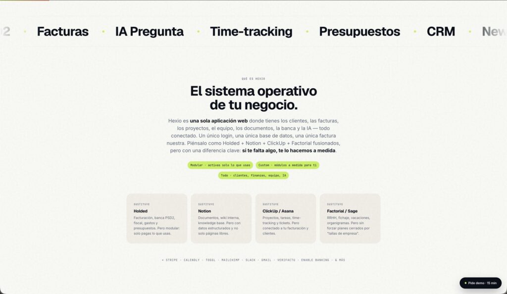 Hexio, l’ERP, CRM i RRHH a mida amb què gestionem l’agència