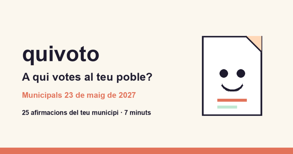 quivoto, the voting compass that starts with your municipality