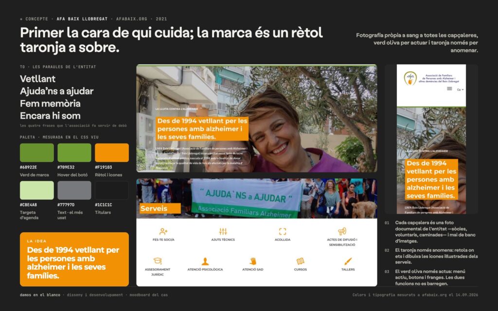 AFA Baix Llobregat, la web d’una entitat que cuida i que a més ret comptes
