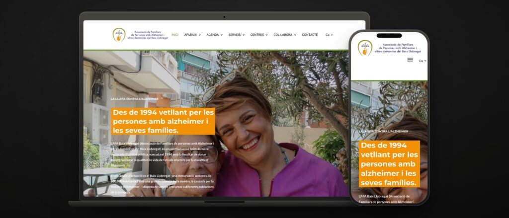 AFA Baix Llobregat, la web de una entidad que cuida y además rinde cuentas