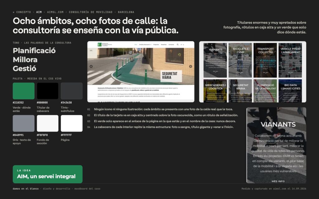AIM, nueva imagen digital para una consultora líder en movilidad