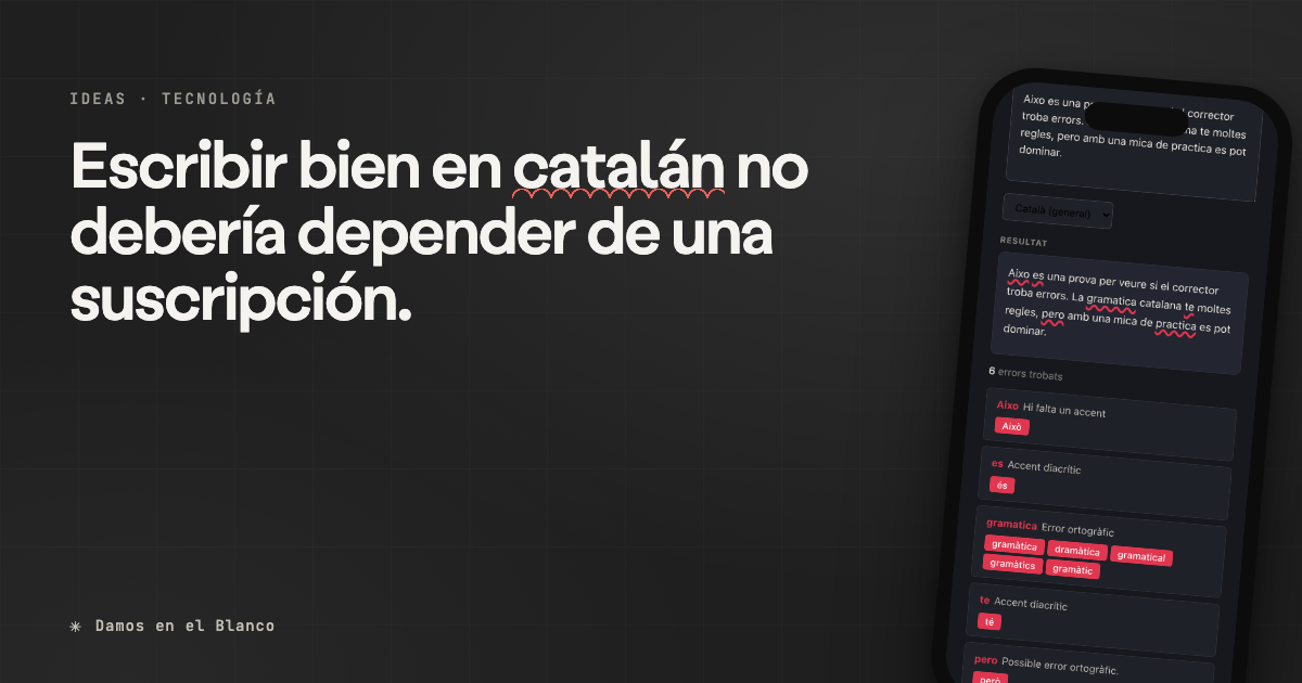 Escriure bé en català no hauria de dependre d’una subscripció