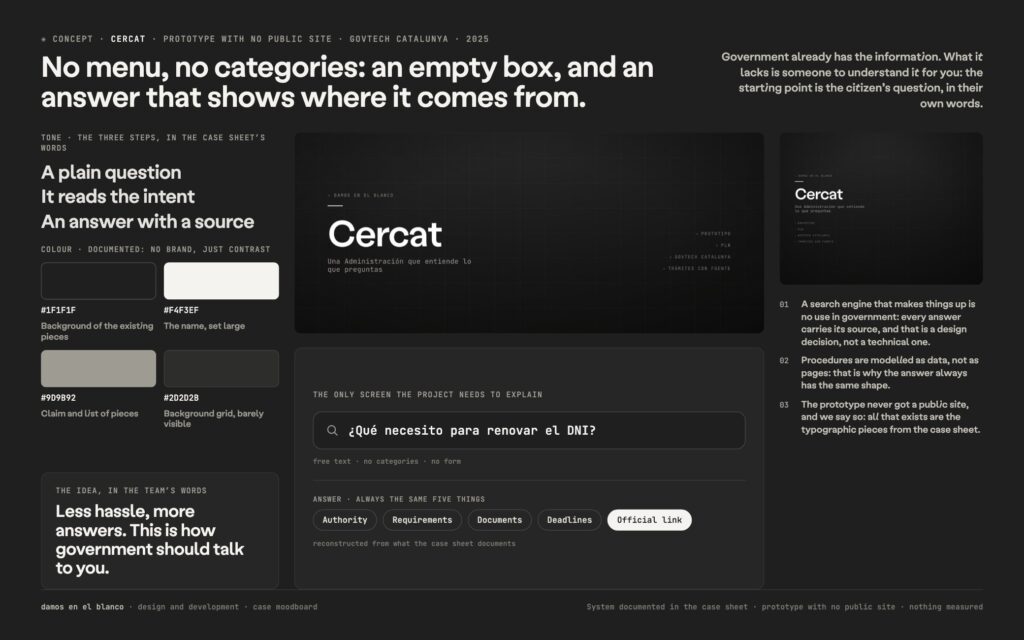CERCAT, a public platform that understands what you ask