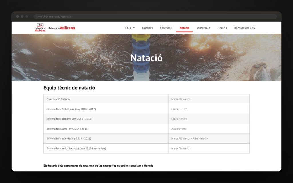 Cinco categorías, de prebenjamín a absoluto.