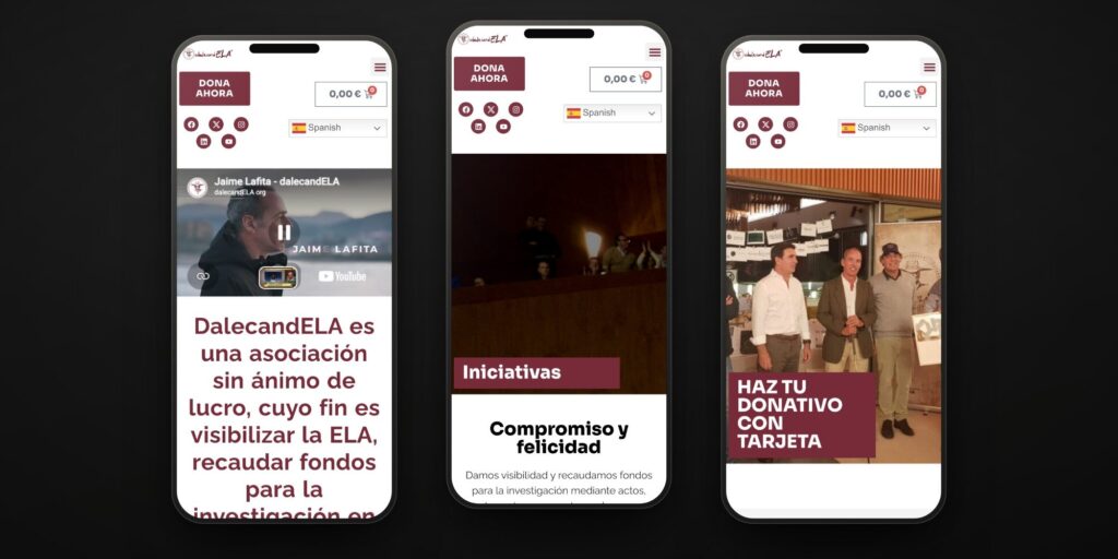 Donar des del mòbil en tres tocs. Aquest era l'encàrrec.