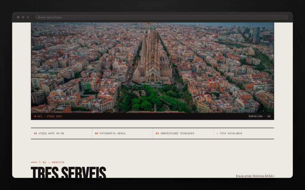El vídeo de portada, mientras se reproduce.
