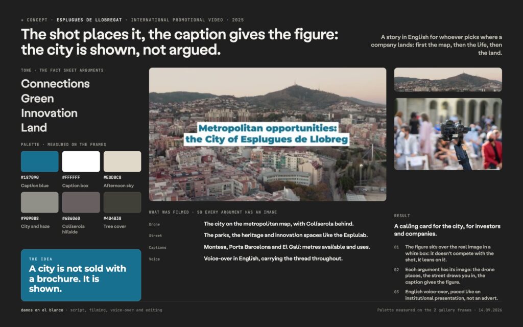 Esplugues de Llobregat, an international city promo film