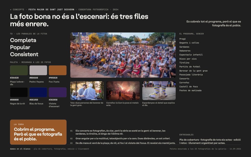 Festa Major de Sant Just Desvern, cobertura fotogràfica de la festa sencera