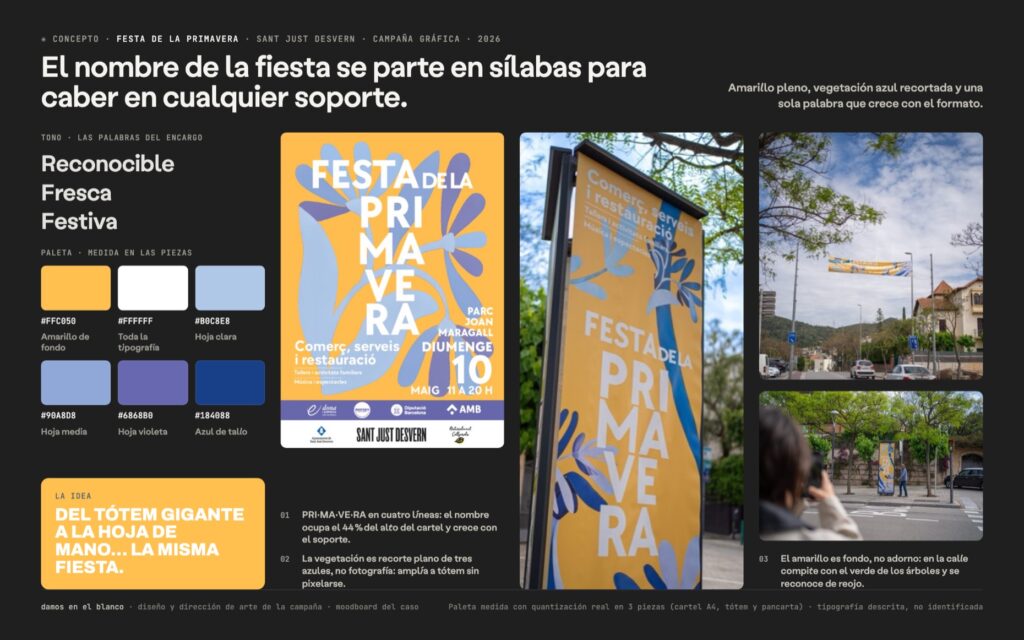 Cartelería y campaña Fiesta de la Primavera