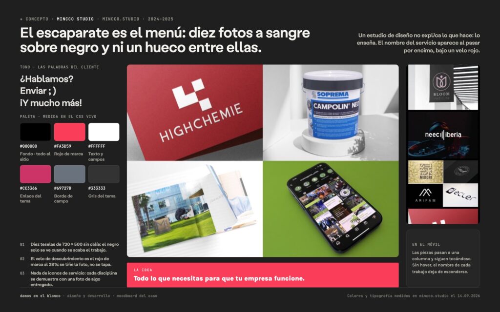 Mincco Studio, un estudio que se cambia el nombre sin cerrar la tienda