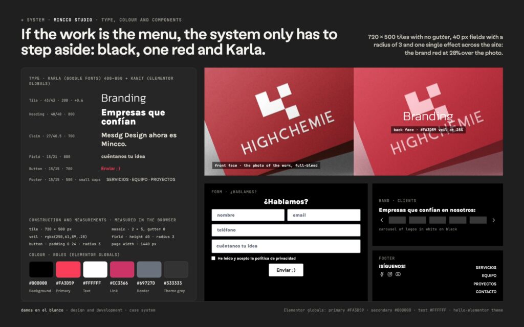 Mincco Studio, a studio that changes its name without closing the shop
