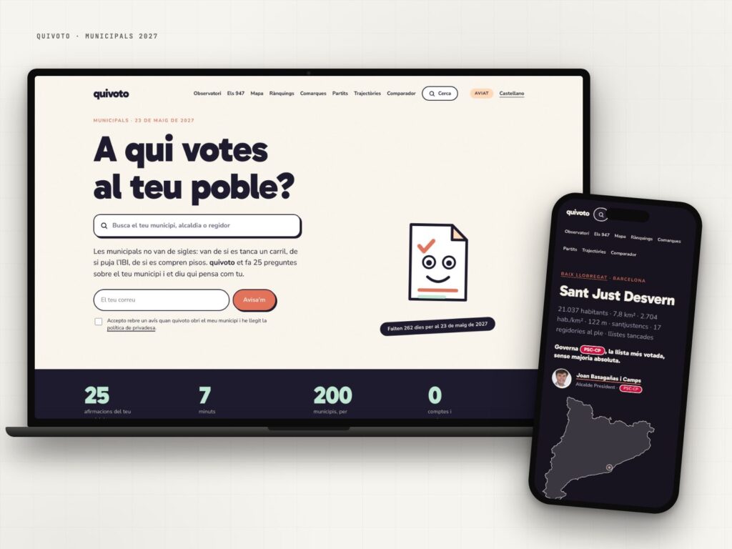quivoto, la brújula electoral que empieza por tu municipio