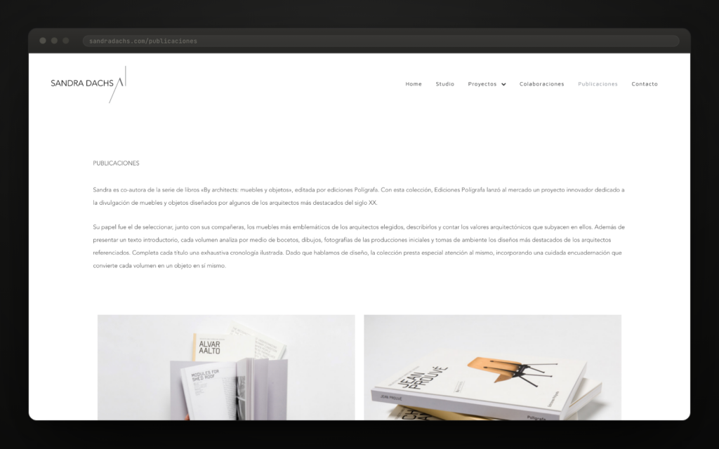 El estudio también escribe libros.