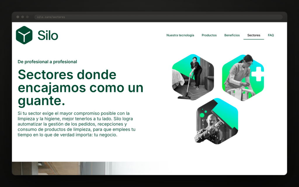 Tres sectors i ni una paraula de més.