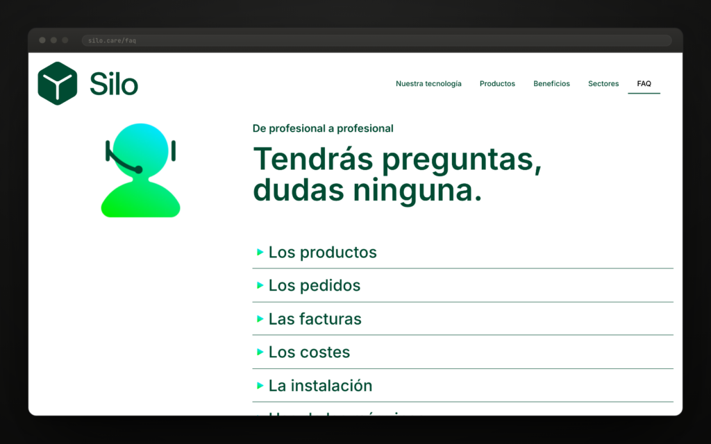 «Tendrás preguntas, dudas ninguna». El copy també és disseny.