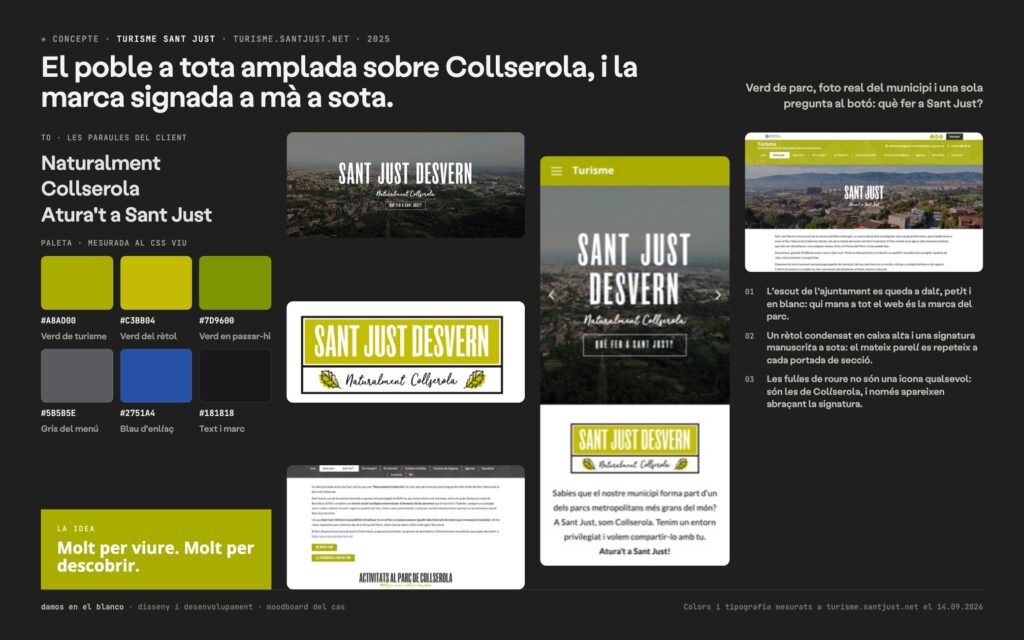 Turisme Sant Just Desvern, una web per perdre’s… i trobar-ho tot