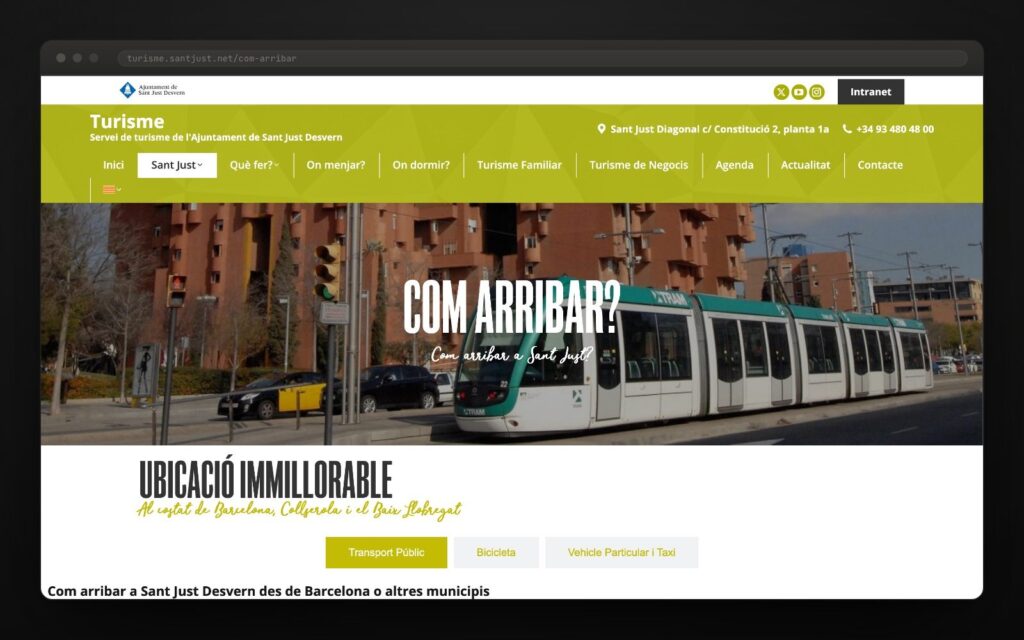 La pregunta més buscada de qualsevol web de turisme, resolta.