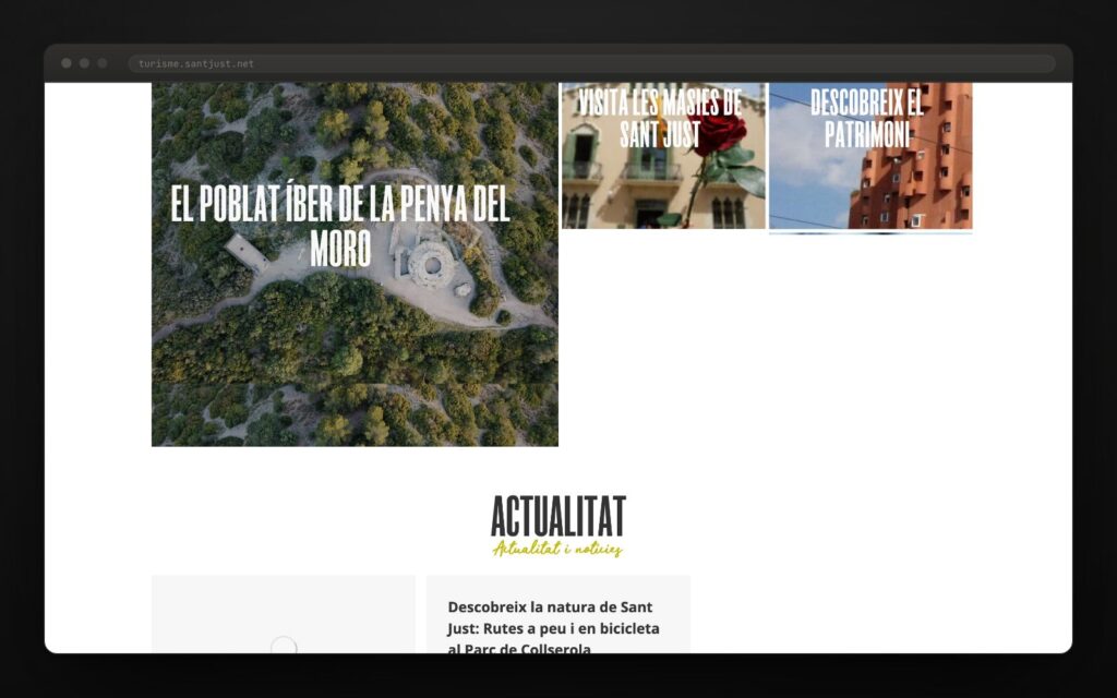 Un poblat íber, unes masies i l'agenda de la setmana.