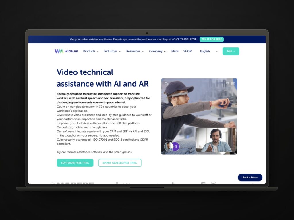 Wideum, a new website and digital strategy for a tech scale-up