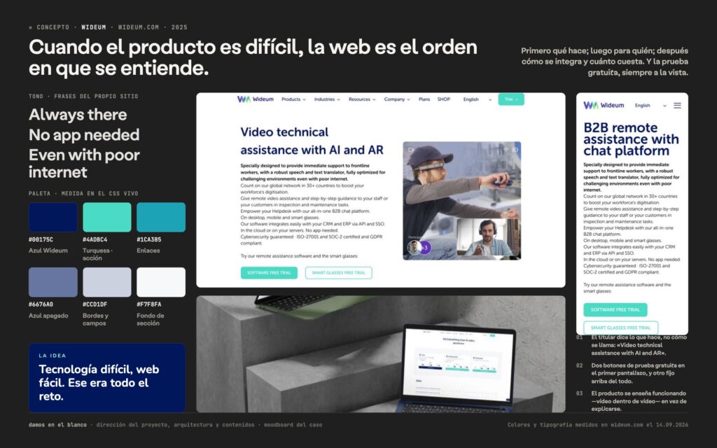 Wideum, nueva web y estrategia digital para una scale-up tecnológica